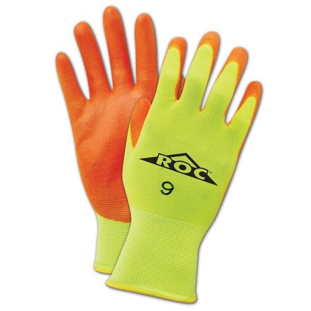 MAGID ROC HV144 Polyurethane Palm Coated Gloves, 12PK HV144-6